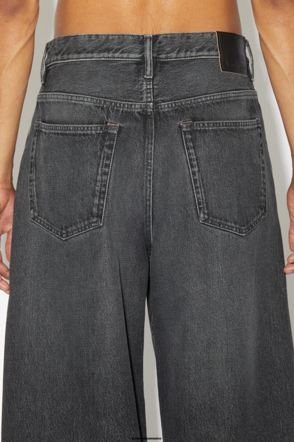 Acne Studios vestir negro 0T4HT1207 vaqueros holgados - 1989