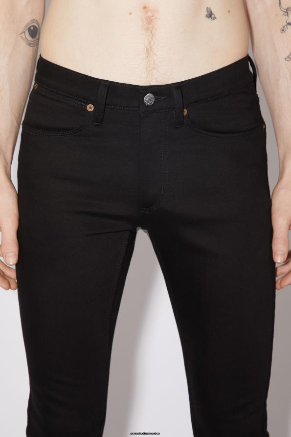 Acne Studios vestir negro 0T4HT1208 Vaqueros slim fit - max