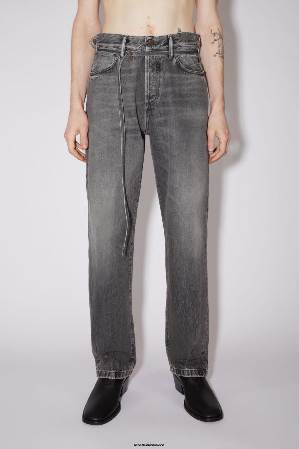 Acne Studios vestir negro 0T4HT1209 Vaqueros holgados - 1991 toj unisex