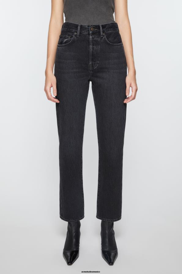 Acne Studios vestir negro 0T4HT228 Vaqueros regular fit - mece