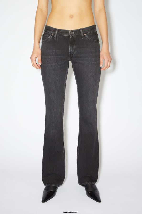 Acne Studios vestir negro 0T4HT237 vaqueros ajustados - 2005