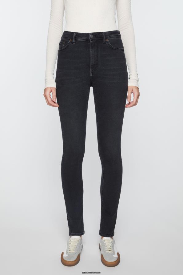 Acne Studios vestir negro usado 0T4HT242 Vaqueros pitillo - peg