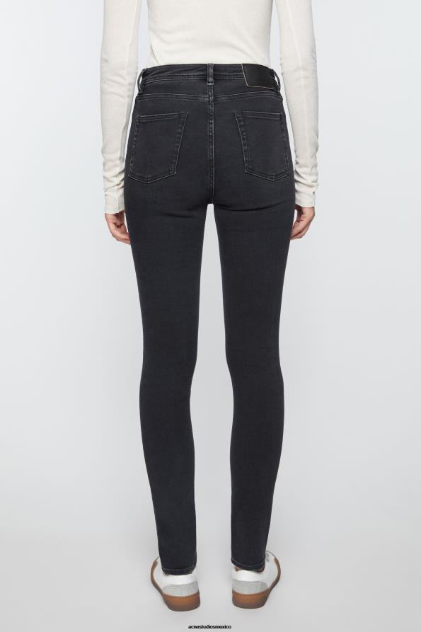 Acne Studios vestir negro usado 0T4HT242 Vaqueros pitillo - peg