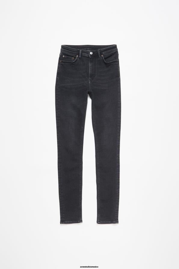 Acne Studios vestir negro usado 0T4HT242 Vaqueros pitillo - peg