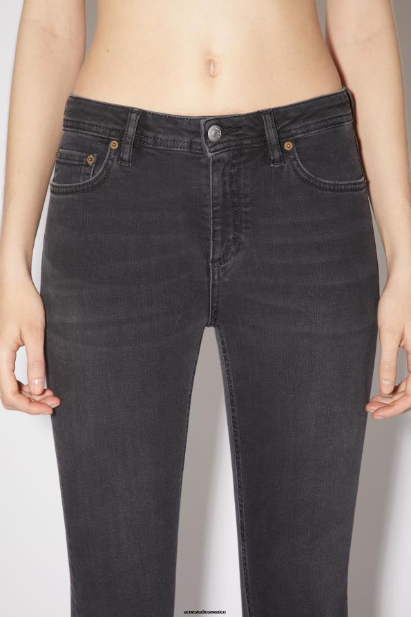 Acne Studios vestir negro usado 0T4HT243 Vaqueros pitillo - subir