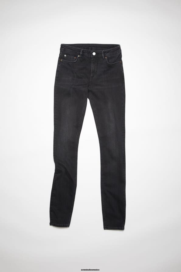 Acne Studios vestir negro usado 0T4HT243 Vaqueros pitillo - subir