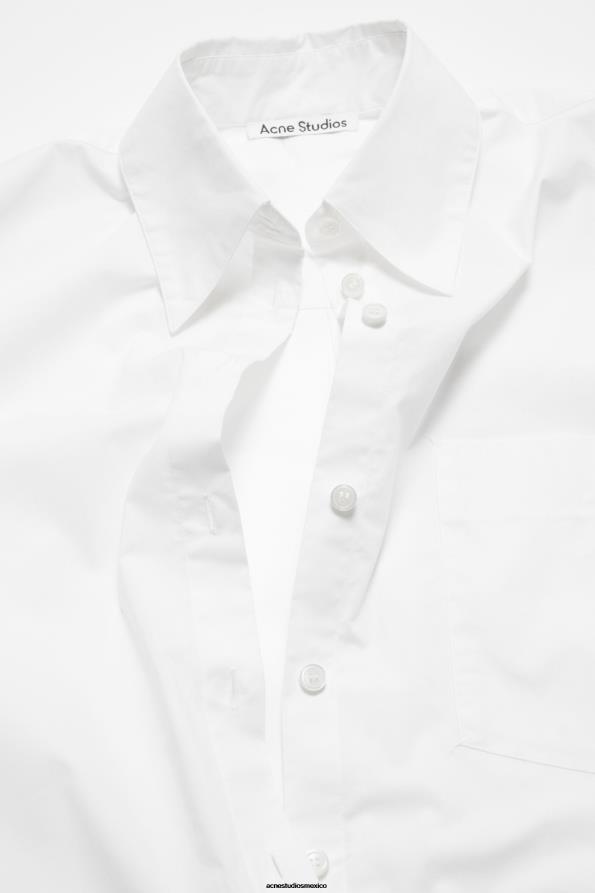 Acne Studios vestir Blanco óptico 0T4HT367 abotonar la camisa