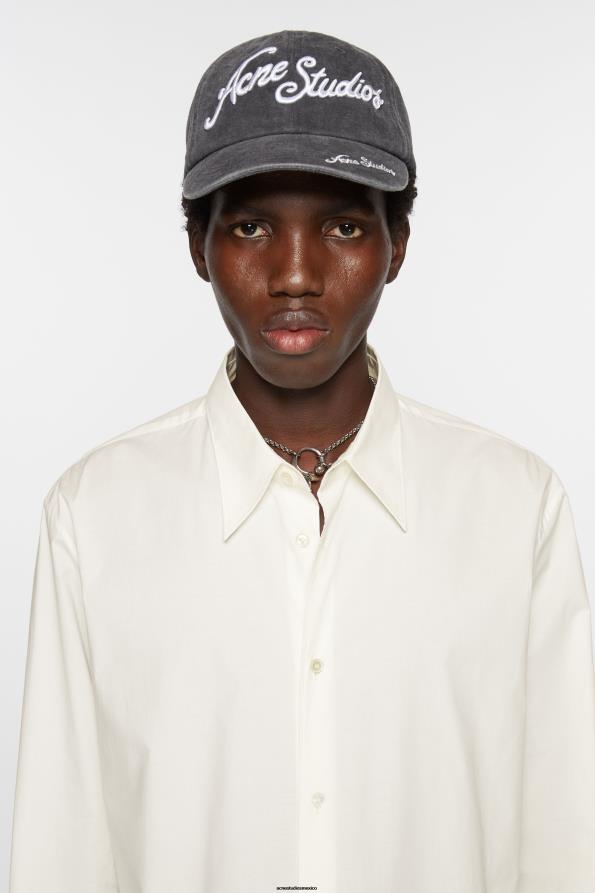 Acne Studios vestir blanco 0T4HT995 abotonar la camisa