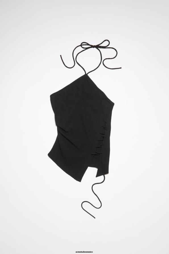 Acne Studios vestir negro 0T4HT192 camiseta sin mangas