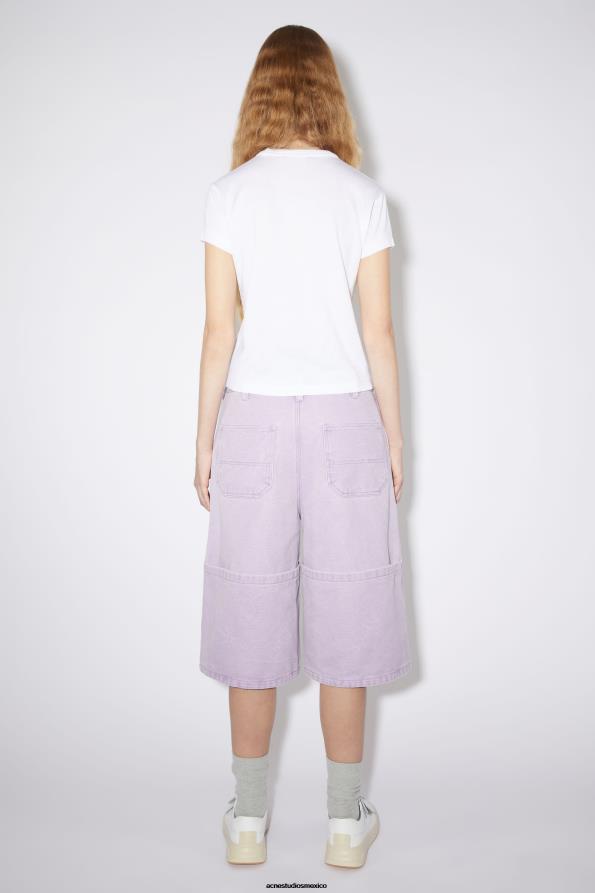 Acne Studios vestir Blanco óptico 0T4HT215 camiseta con cuello redondo - ajustada unisex