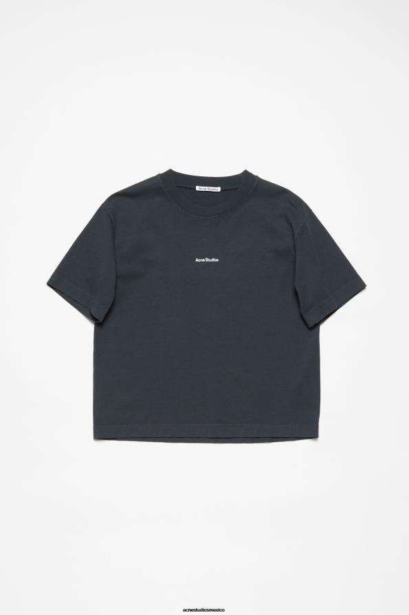 Acne Studios vestir negro 0T4HT202 camiseta con logo