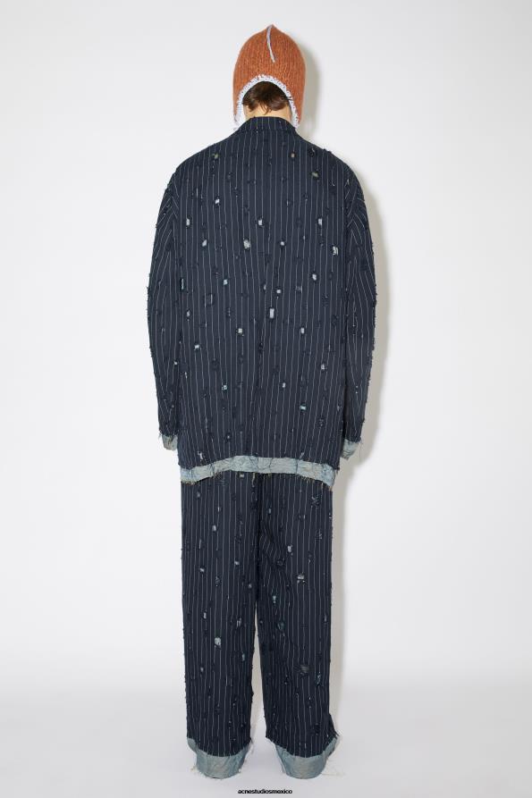 Acne Studios vestir Armada 0T4HT958 chaqueta de traje de corte extragrande