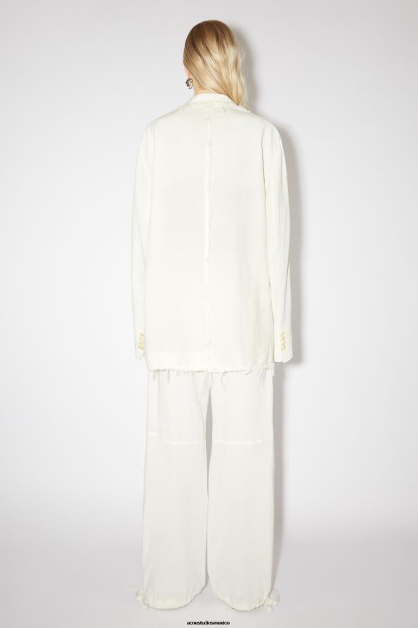Acne Studios vestir blanco cálido 0T4HT136 chaqueta de traje holgada