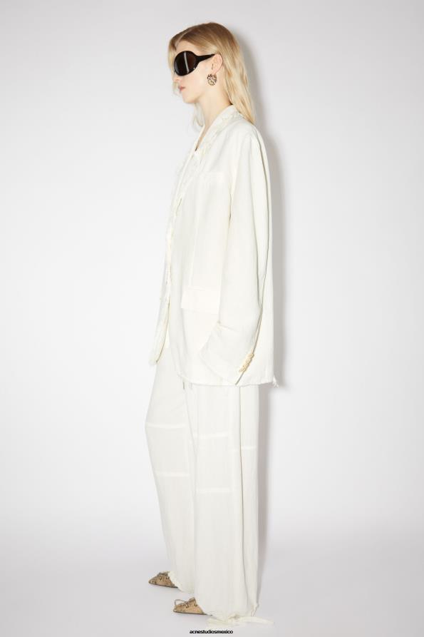 Acne Studios vestir blanco cálido 0T4HT136 chaqueta de traje holgada