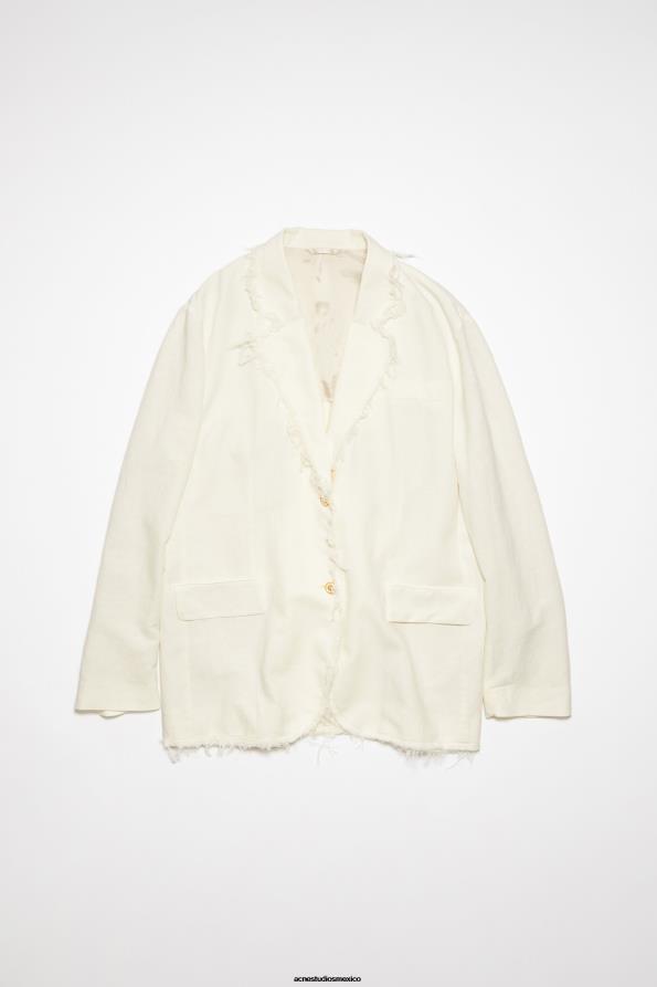 Acne Studios vestir blanco cálido 0T4HT136 chaqueta de traje holgada