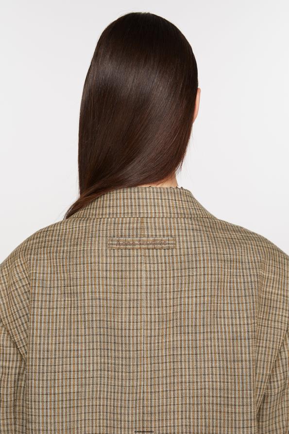 Acne Studios vestir marrón múltiple 0T4HT125 chaqueta de botonadura simple