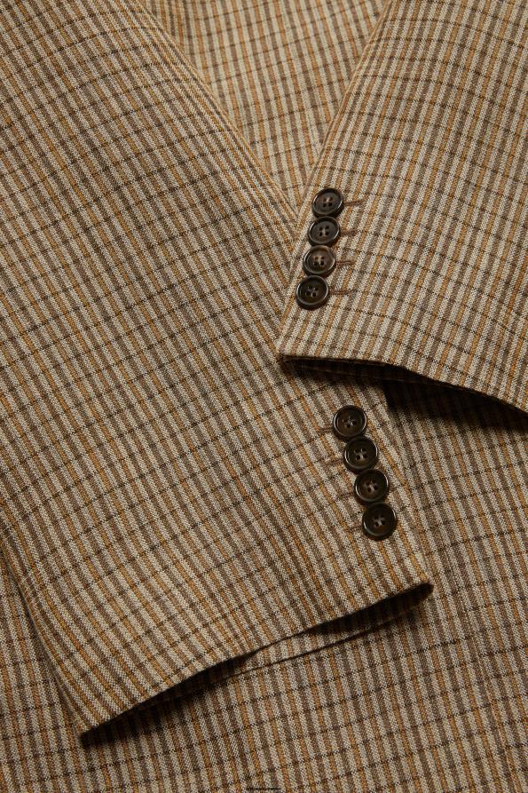 Acne Studios vestir marrón múltiple 0T4HT125 chaqueta de botonadura simple