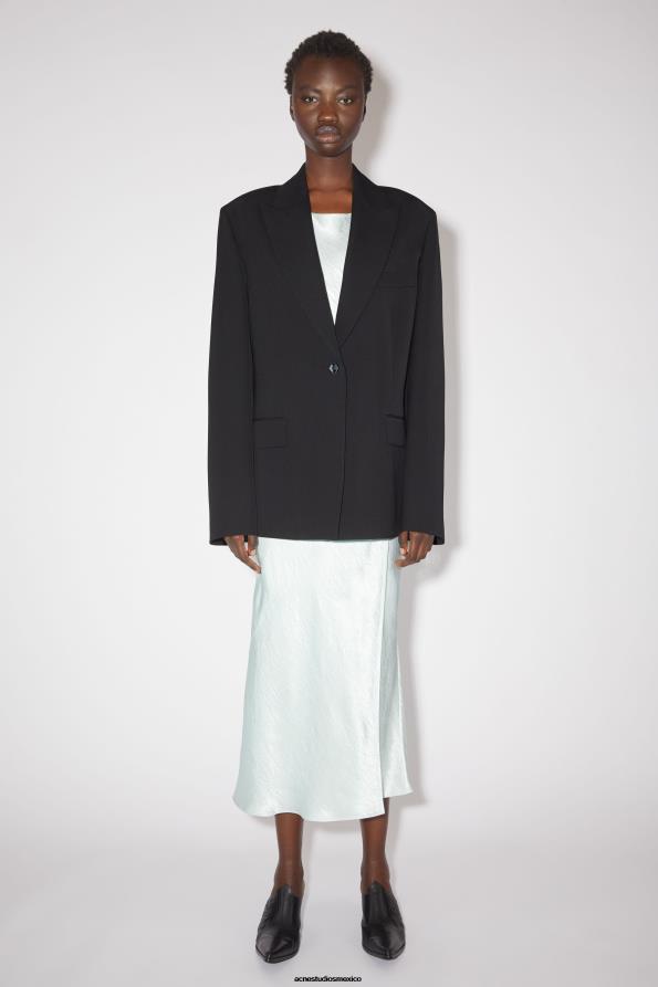 Acne Studios vestir negro 0T4HT409 chaqueta de traje holgada