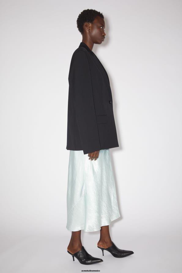 Acne Studios vestir negro 0T4HT409 chaqueta de traje holgada