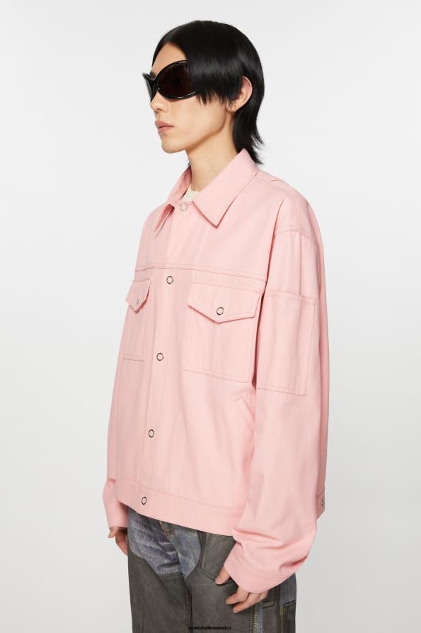 Acne Studios vestir Rosa palido 0T4HT889 chaqueta de sarga
