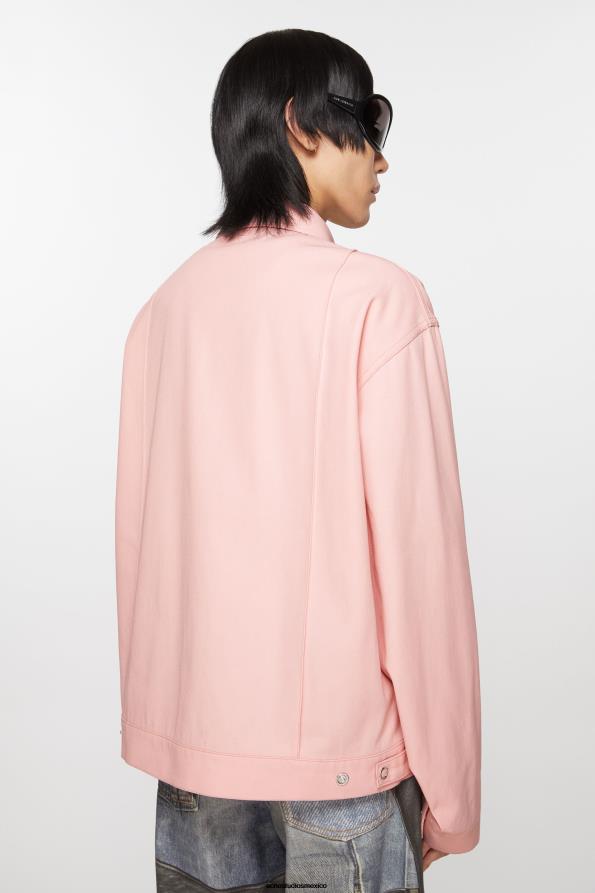 Acne Studios vestir Rosa palido 0T4HT889 chaqueta de sarga