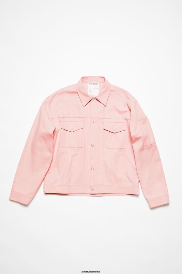 Acne Studios vestir Rosa palido 0T4HT889 chaqueta de sarga