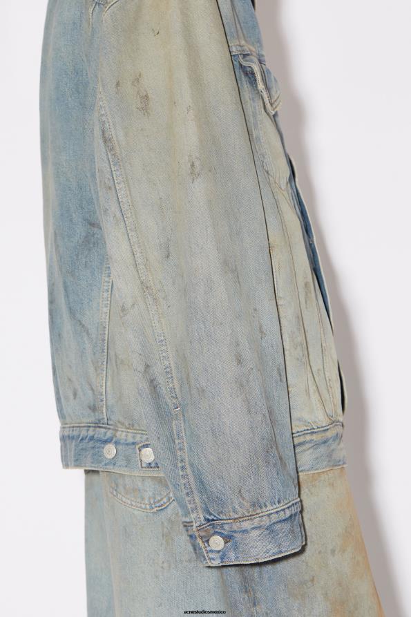 Acne Studios vestir azul claro 0T4HT57 chaqueta vaquera oversize