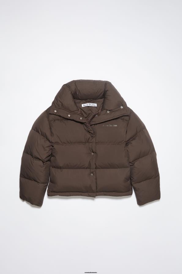 Acne Studios vestir café marrón 0T4HT34 chaqueta acolchada
