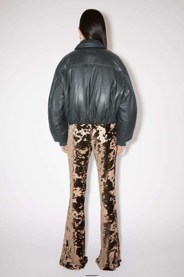 Acne Studios vestir de color verde oscuro 0T4HT44 chaqueta bomber revestida