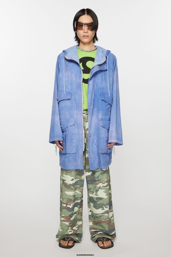 Acne Studios vestir dulce azul 0T4HT890 chaqueta con capucha