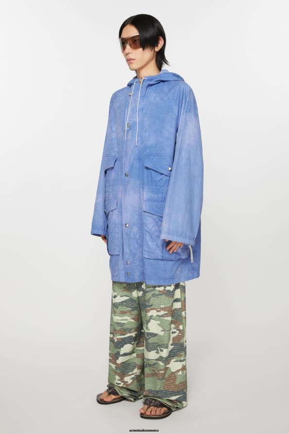 Acne Studios vestir dulce azul 0T4HT890 chaqueta con capucha