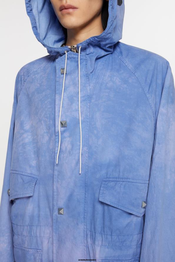 Acne Studios vestir dulce azul 0T4HT890 chaqueta con capucha