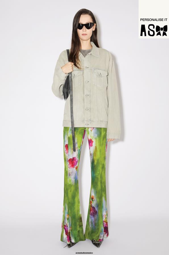 Acne Studios vestir gris/beige 0T4HT59 chaqueta vaquera holgada