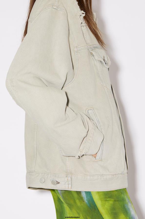 Acne Studios vestir gris/beige 0T4HT59 chaqueta vaquera holgada