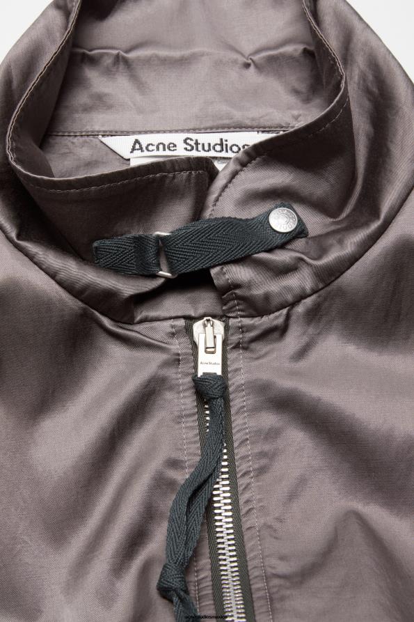 Acne Studios vestir gris medio 0T4HT895 chaqueta de raso
