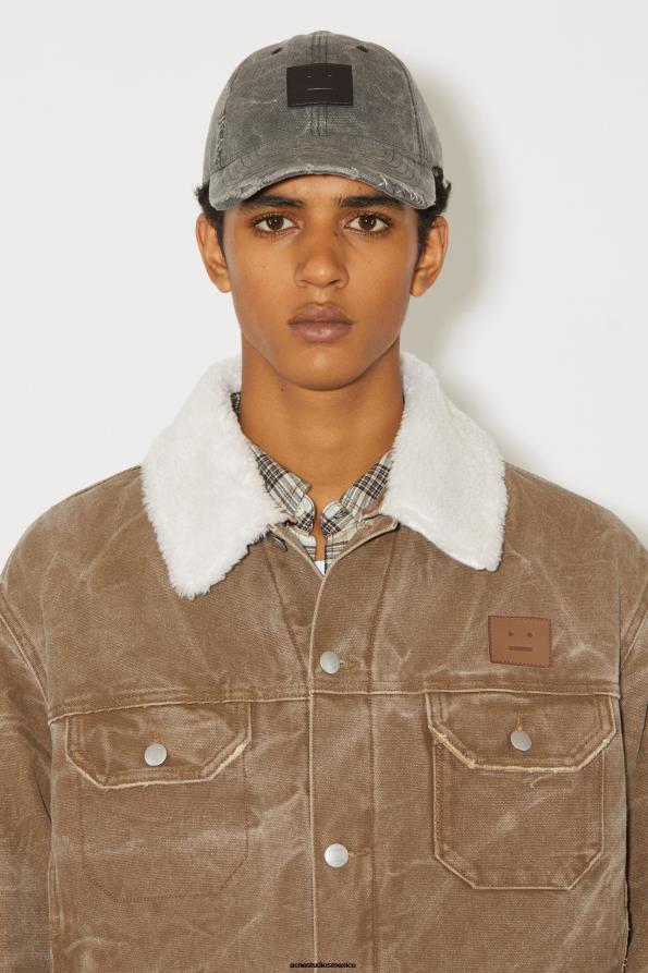 Acne Studios vestir marrón caramelo 0T4HT899 chaqueta vaquera acolchada unisex