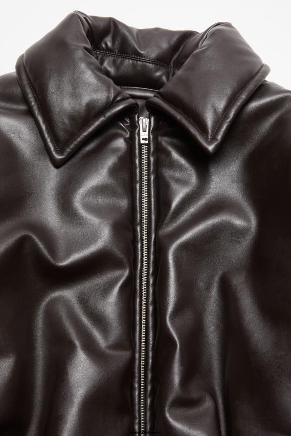 Acne Studios vestir marron oscuro 0T4HT10 chaqueta bomber revestida