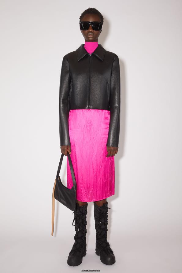 Acne Studios vestir negro 0T4HT405 chaqueta de cuero