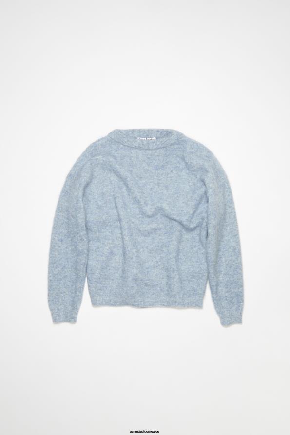 Acne Studios vestir azul denim 0T4HT106 jersey de lana y mohair