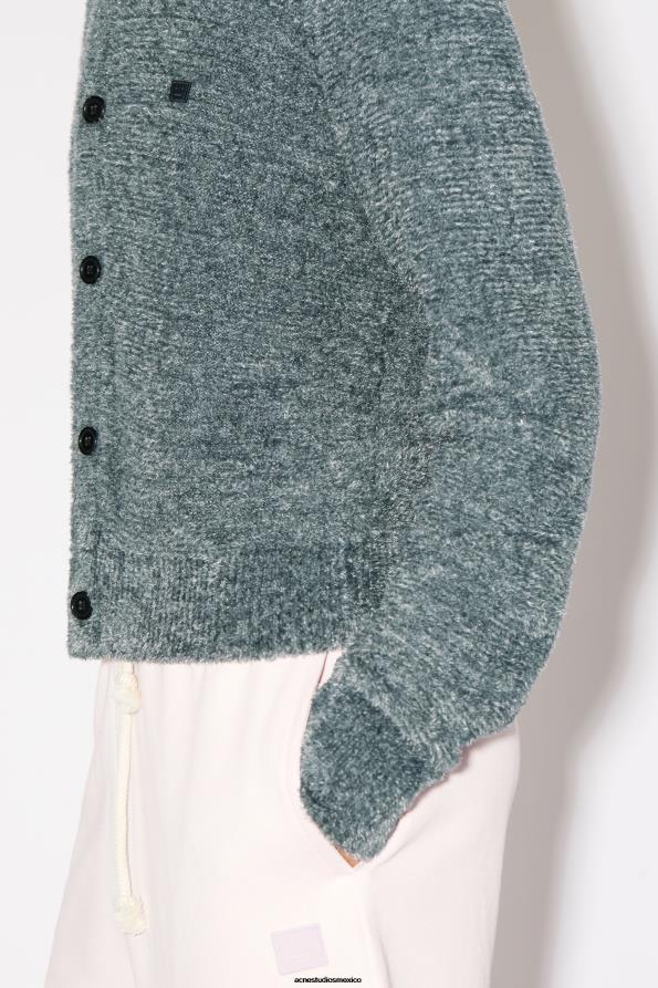 Acne Studios vestir gris 0T4HT96 cárdigan con cuello redondo unisex