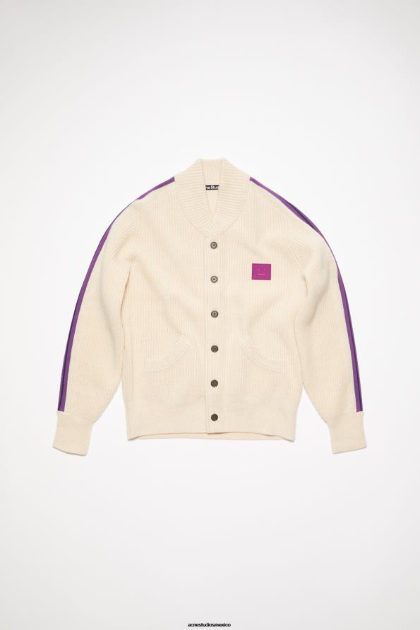 Acne Studios vestir mezcla de avena 0T4HT938 cárdigan con cuello redondo unisex