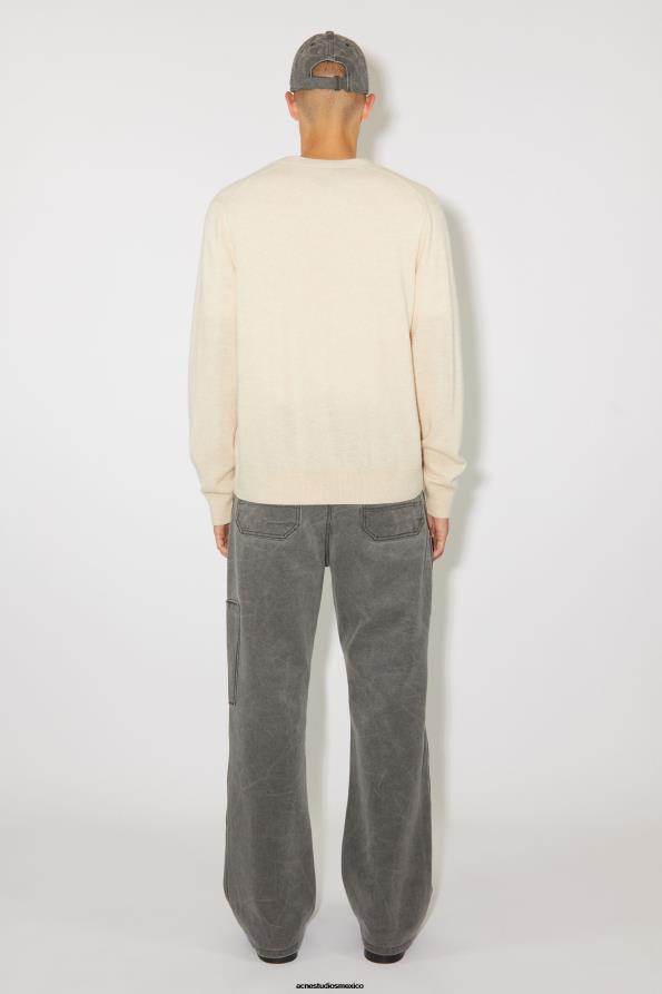 Acne Studios vestir mezcla de avena 0T4HT941 cárdigan con cuello en v unisex