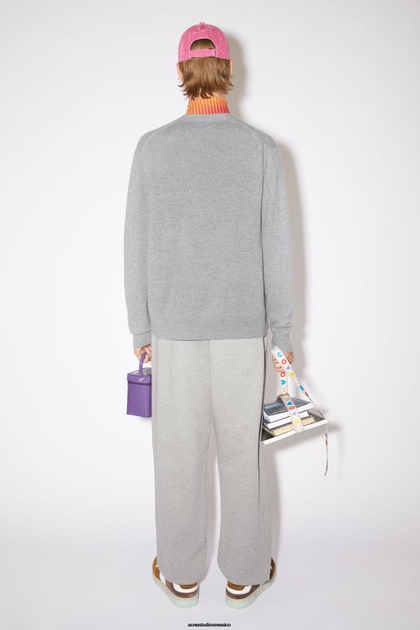 Acne Studios vestir mezcla de grises 0T4HT1182 cárdigan de lana unisex