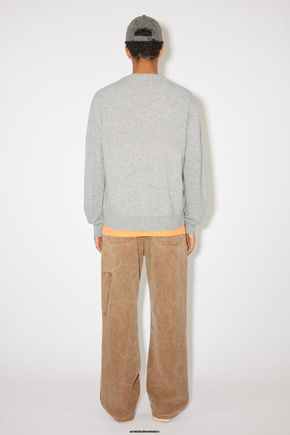 Acne Studios vestir mezcla gris claro 0T4HT939 cárdigan con cuello en v unisex