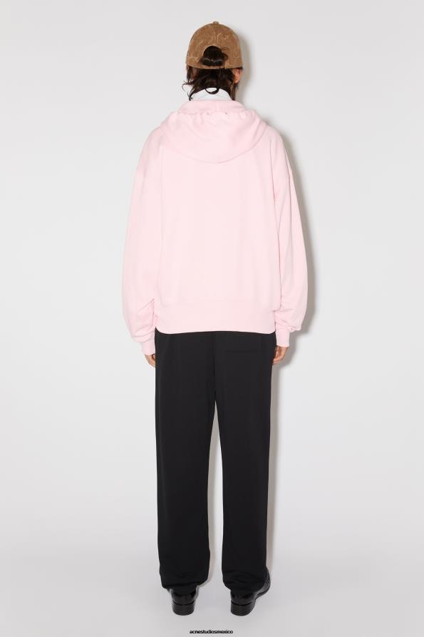 Acne Studios vestir Rosa claro 0T4HT158 suéter con capucha y cremallera unisex