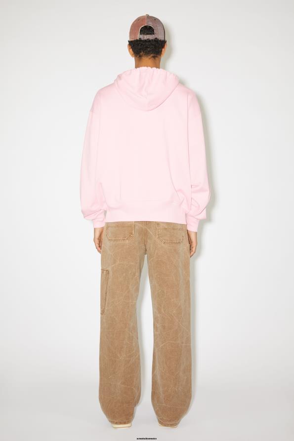 Acne Studios vestir Rosa claro 0T4HT979 suéter con capucha y cremallera unisex