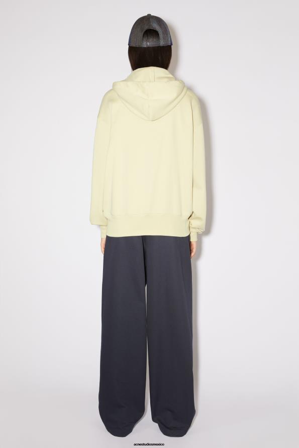 Acne Studios vestir arena/verde 0T4HT152 suéter con capucha y cremallera unisex