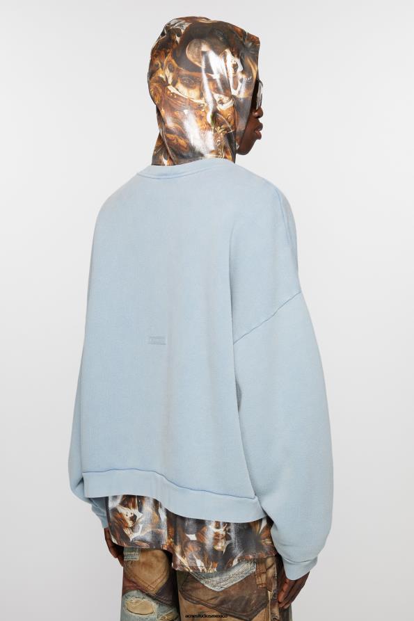 Acne Studios vestir azul viejo 0T4HT1114 suéter de cuello redondo