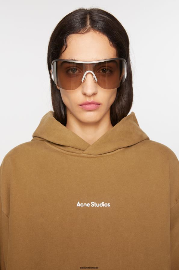 Acne Studios vestir beige barro 0T4HT140 Sudadera