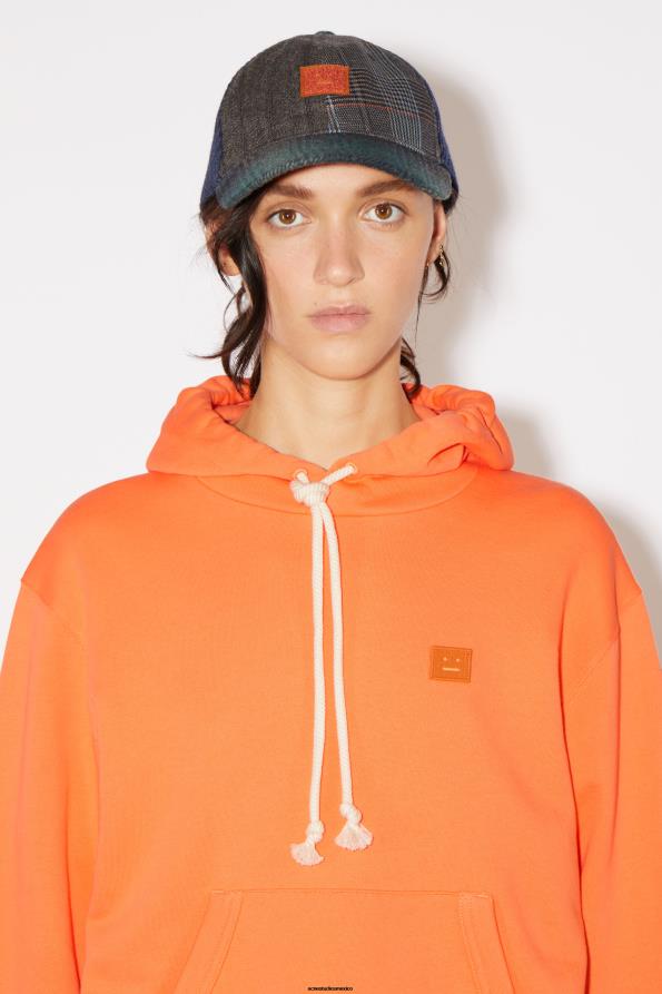 Acne Studios vestir mandarina 0T4HT150 sudadera con capucha - regular fit unisex